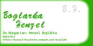 boglarka henzel business card